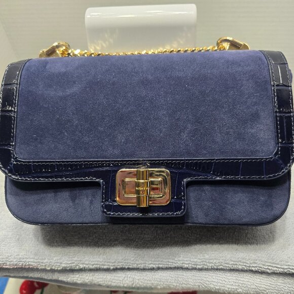 💎💎NWT Brahmin Rosa Navy Angora Crossbody🔥🔥 - Picture 2 of 12